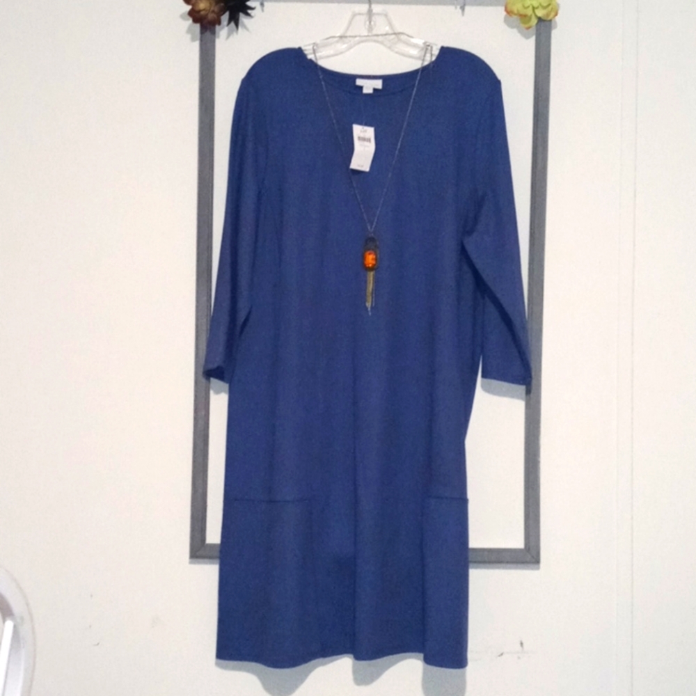 J. Jill Ponte Midi Dress NWT